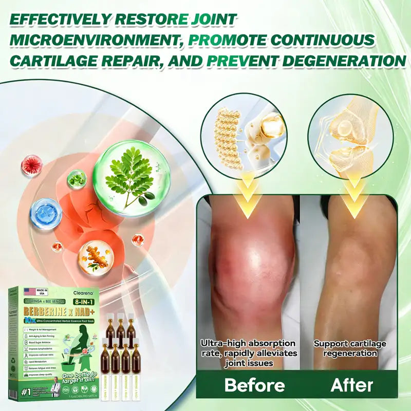 𝐎𝐟𝐟𝐢𝐜𝐢𝐚𝐥 𝐔𝐒 𝐒𝐭𝐨𝐫𝐞 🇺🇸  | 🧑‍⚕️ 𝐂𝐥𝐞𝐚𝐫𝐞𝐧𝐚® Moringa · Bee Venom · Berberine × NAD+ Eight-in-one 10× Ultra-Concentrated Herbal Essence Foot Soak — 𝐎𝐧𝐜𝐞 𝐃𝐚𝐢𝐥𝐲, 𝐕𝐢𝐬𝐢𝐛𝐥𝐞 𝐑𝐞𝐬𝐮𝐥𝐭𝐬 𝐢𝐧 𝟕 𝐃𝐚𝐲𝐬