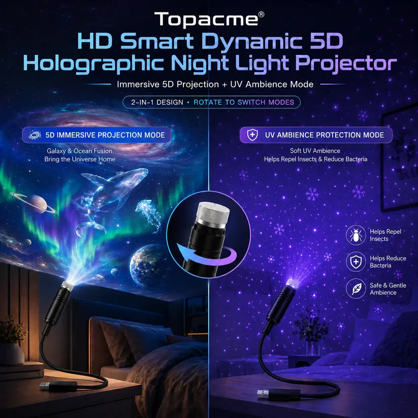Topacme® Night Light Projector