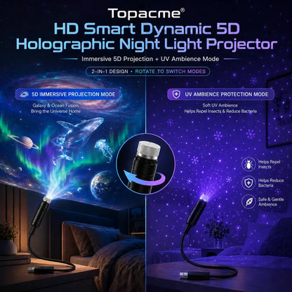 Topacme® Night Light Projector