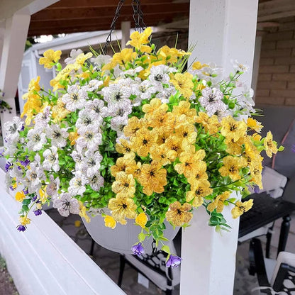 🔥Last Day Only $6.99 💐UV Resistant Colorful Faux Flower for Outdoors