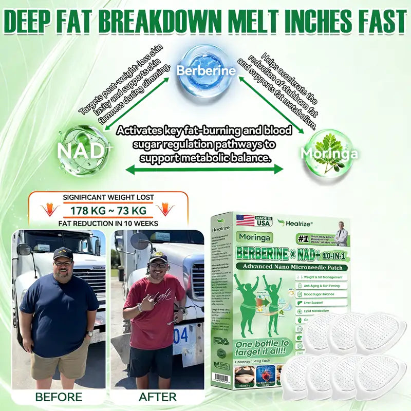 🇺🇸 𝐎𝐟𝐟𝐢𝐜𝐢𝐚𝐥 𝐔𝐒 𝐒𝐭𝐨𝐫𝐞 |  𝐇𝐞𝐚𝐥𝐫𝐢𝐳𝐞® Moringa · Berberine × NAD+ 🩺𝟏𝟎-𝐢𝐧-𝟏 𝐀𝐝𝐯𝐚𝐧𝐜𝐞𝐝 𝐍𝐚𝐧𝐨 𝐌𝐢𝐜𝐫𝐨𝐧𝐞𝐞𝐝𝐥𝐞 𝐏𝐚𝐭𝐜𝐡 — 𝐎𝐧𝐜𝐞 𝐃𝐚𝐢𝐥𝐲, 𝐕𝐢𝐬𝐢𝐛𝐥𝐞 𝐑𝐞𝐬𝐮𝐥𝐭𝐬 𝐢𝐧 𝟕 𝐃𝐚𝐲𝐬 🧑‍⚕️