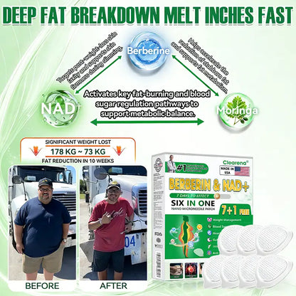 🇺🇸 𝐎𝐟𝐟𝐢𝐜𝐢𝐚𝐥 𝐔𝐒 𝐒𝐭𝐨𝐫𝐞 | 🧑‍⚕️🩺 𝘾𝙡𝙚𝙖𝙧𝙚𝙣𝙖® Moringa · Berberine × NAD+ 6-𝐢𝐧-𝟏 𝐀𝐝𝐯𝐚𝐧𝐜𝐞𝐝 𝐍𝐚𝐧𝐨 𝐌𝐢𝐜𝐫𝐨𝐧𝐞𝐞𝐝𝐥𝐞 𝐏𝐚𝐭𝐜𝐡 — 𝐎𝐧𝐜𝐞 𝐃𝐚𝐢𝐥𝐲, 𝐕𝐢𝐬𝐢𝐛𝐥𝐞 𝐑𝐞𝐬𝐮𝐥𝐭𝐬 𝐢𝐧 𝟕 𝐃𝐚𝐲𝐬