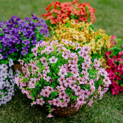 🔥Last Day Only $6.99 💐UV Resistant Colorful Faux Flower for Outdoors