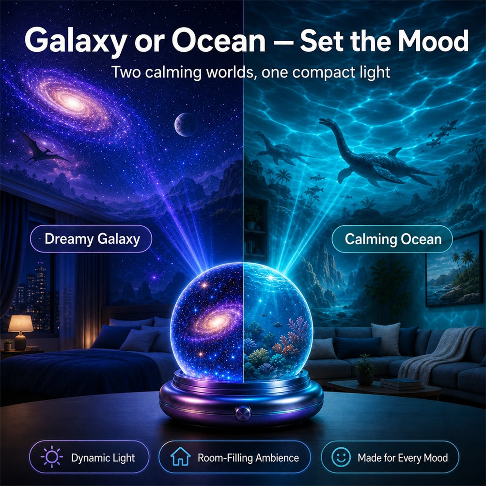 Topacme® Galaxy Night Light Projector🦕