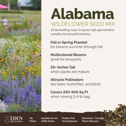 Alabama Wildflower Seed Mix
