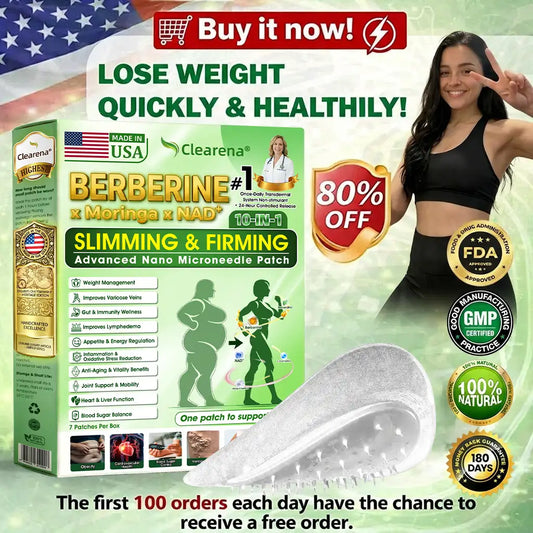 𝐎𝐟𝐟𝐢𝐜𝐢𝐚𝐥 𝐔𝐒 𝐒𝐭𝐨𝐫𝐞 🇺🇸  | 🧑‍⚕️🩺 𝐂𝐥𝐞𝐚𝐫𝐞𝐧𝐚® Moringa · Berberine × NAD+ 𝟏𝟎-𝐢𝐧-𝟏 𝐀𝐝𝐯𝐚𝐧𝐜𝐞𝐝 𝐍𝐚𝐧𝐨 𝐌𝐢𝐜𝐫𝐨𝐧𝐞𝐞𝐝𝐥𝐞 𝐏𝐚𝐭𝐜𝐡 — 𝐎𝐧𝐜𝐞 𝐃𝐚𝐢𝐥𝐲, 𝐕𝐢𝐬𝐢𝐛𝐥𝐞 𝐑𝐞𝐬𝐮𝐥𝐭𝐬 𝐢𝐧 𝟕 𝐃𝐚𝐲𝐬