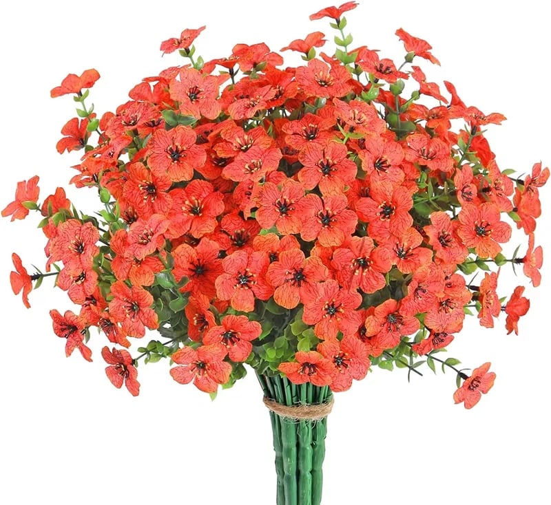 🔥Last Day Only $6.99 💐UV Resistant Colorful Faux Flower for Outdoors