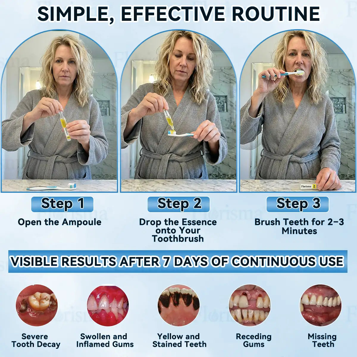 𝙕𝙐𝙀𝙀𝙏® BMP-2 x TGF-β (Stem Cell Support) Whitening, Regenerating, and Repairing Dental Gel - Results in 7 days