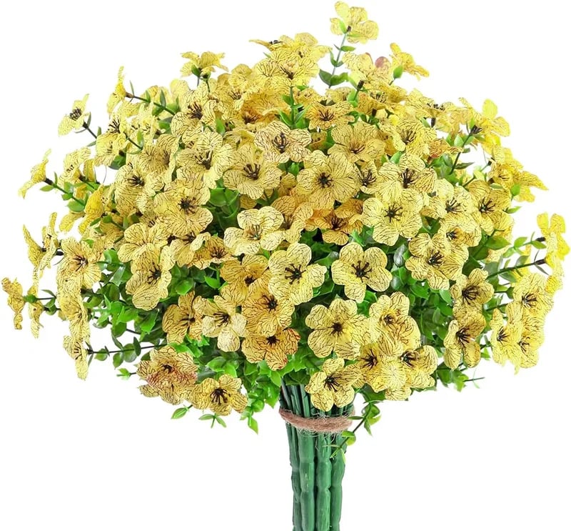 🔥Last Day Only $6.99 💐UV Resistant Colorful Faux Flower for Outdoors