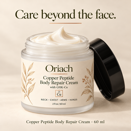 Oriach Copper Peptide Body Repair Cream with GHK-Cu — 2 fl oz / 60 ml jar