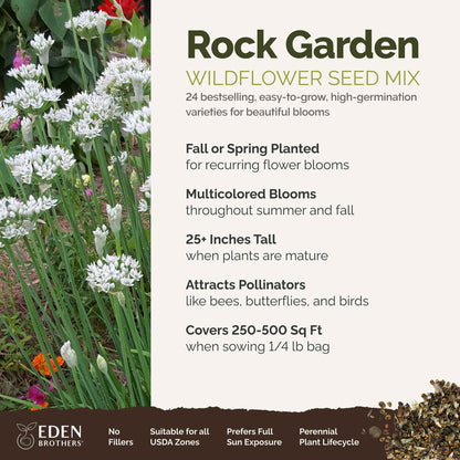 Rock Garden Perennial Wildflower Seed Mix